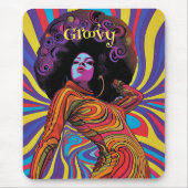Groovy Retro Mouse Pad Mousepad (Vorne)