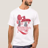 Groovy Retro Mushrooms T - Shirt (Vorderseite)