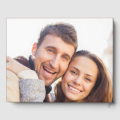 Groovy Retro Muster der 70er Jahre | Hochzeit von Gästebuch (Rückseite)