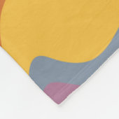 Groovy Retro Muster Fleecedecke (Ecke)