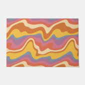 Groovy Retro Muster Fußmatte (Vorderseite)