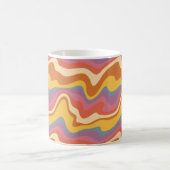 Groovy Retro Muster Kaffeetasse (Mittel)