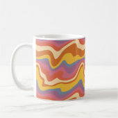 Groovy Retro Muster Kaffeetasse (Links)