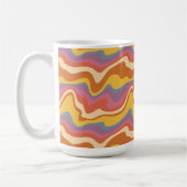 Groovy Retro Muster Kaffeetasse (Links)