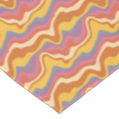 Groovy Retro Muster Tischdecke (Schrägansicht)