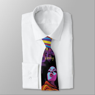 Groovy Retro Necktie Krawatte