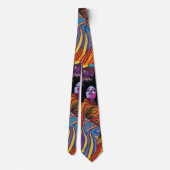 Groovy Retro Necktie Krawatte (Rückseite)
