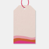 Groovy Retro Niedlich Ghost Vielen Dank für Ihr Ge Geschenkanhänger (Rückseite)