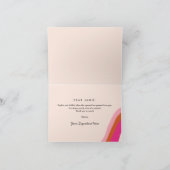 Groovy Retro Niedlich Ghost Vielen Dank für Ihre G Dankeskarte (Innenseite)