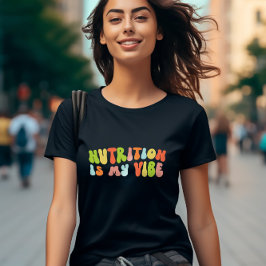 Groovy Retro Nutrition ist meine Vibe, Ernährungsb T-Shirt