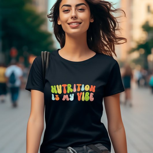 Groovy Retro Nutrition ist meine Vibe, Ernährungsb T-Shirt