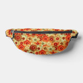 Groovy Retro Orange Hippie Blume Muster Bauchtasche (Ablage )