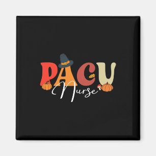 Groovy Retro PACU Nurse Fall Vibes Herbst Thanksgi Magnet