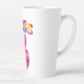 Groovy Retro Peace Hand Milchtasse (Rechts)