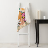 Groovy Retro Peace Sign Blume Rainbow Sherpadecke (Beispiel)