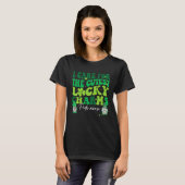 Groovy Retro Peds Nurse St Patrick s Day Pediatric T-Shirt (Vorne ganz)