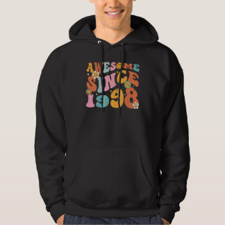Groovy Retro Phantastisch seit 1998 24 Jahre Hoodie