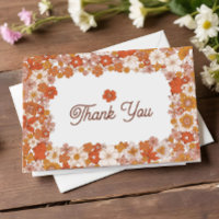 Groovy Retro Pink Orange Brautparty