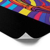 Groovy Retro Poster (Ecke)