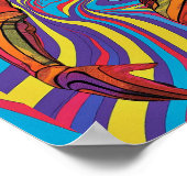 Groovy Retro Poster (Ecke)