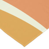 Groovy Retro Rosa und grüne Wavy Lines  Kurzer Tischläufer (Ecke)