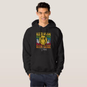 Groovy Retro Sixth Grade Vibes Face Teachers Back  Hoodie (Vorne ganz)
