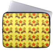 Groovy Retro Skate Pattern Laptopschutzhülle (Vorderseite)