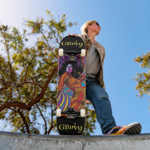 Groovy Retro Skateboard
