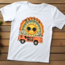 Groovy Retro Smiling Baby Sun