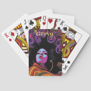 Groovy Retro Spielkarten