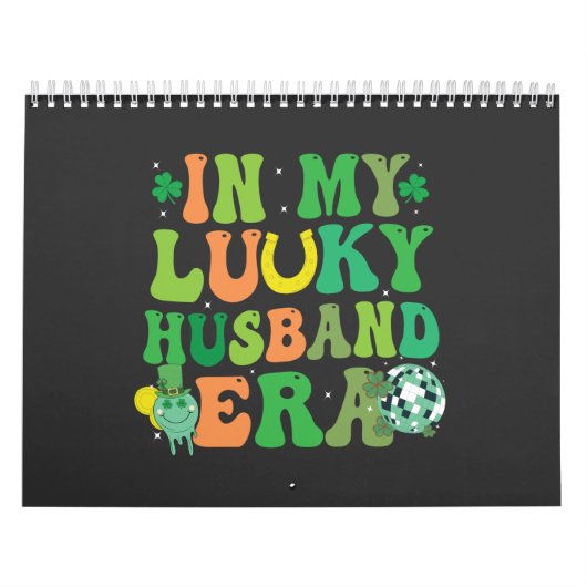 Groovy Retro St Patrick in meiner Ehebändlerzeit D Kalender (Titelbild)