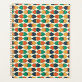 Groovy Retro Style farbenfroh Planer (Vorderseite)