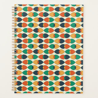 Groovy Retro Style farbenfroh Planer