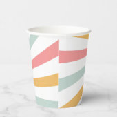 Groovy Retro Swirl Pappbecher (Rechts)