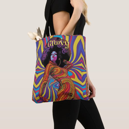Groovy Retro-Taschentuch Tasche (Von Nahem)