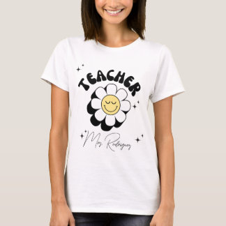 Groovy Retro Teacher T-Shirt
