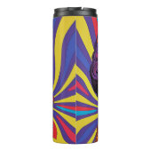 Groovy Retro Thermal Tumbler Thermosbecher (Rückseite)