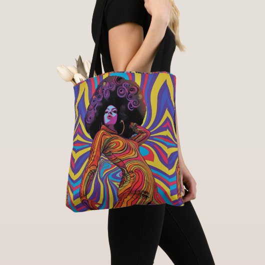 Groovy Retro Tote Bag Tasche (Von Nahem)