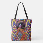 Groovy Retro Tote Bag Tasche (Rückseite)