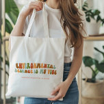 Groovy Retro Umweltwissenschaft ist meine Vibe Tragetasche<br><div class="desc">Groovy,  in den 1970er Jahren Retro "Environmental Science Is My Vibe" Tasche für Umweltwissenschaftler.</div>