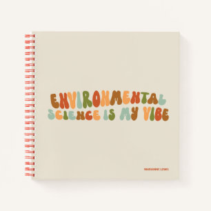 Groovy, Retro-Umweltwissenschaft ist meine Vision Notizblock