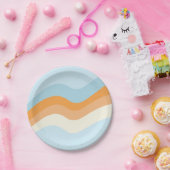 Groovy Retro Vibes Blue Orange Paper Teller (Party)