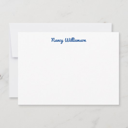 Groovy Retro Vibes Colorful Wavy Name Mitteilungskarte (Vorderseite)