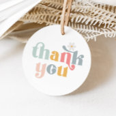 Groovy Retro Vielen Dank Geschenkanhänger