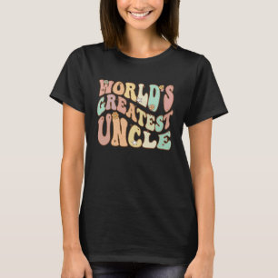 Groovy Retro Vintager Weltgrößter Onkel Matchi T-Shirt