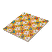 Groovy Retro Wallpaper Style Decorative Fliese (Seite)