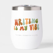 Groovy Retro Writing is my Vibe, Writer, Author (Vorderseite)