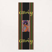 Groovy Retro Yogamatte (Vorderseite)