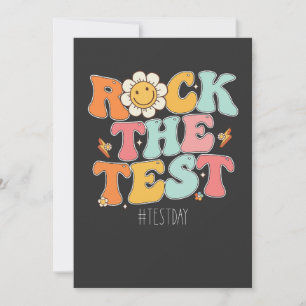 Groovy Rock the Test Motivierend Testing Day Einladung
