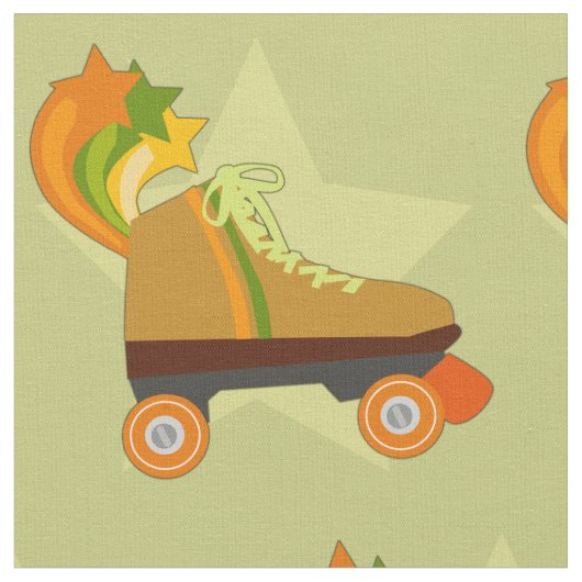 Groovy Rollen-Skate Stoff (Nahaufnahme)